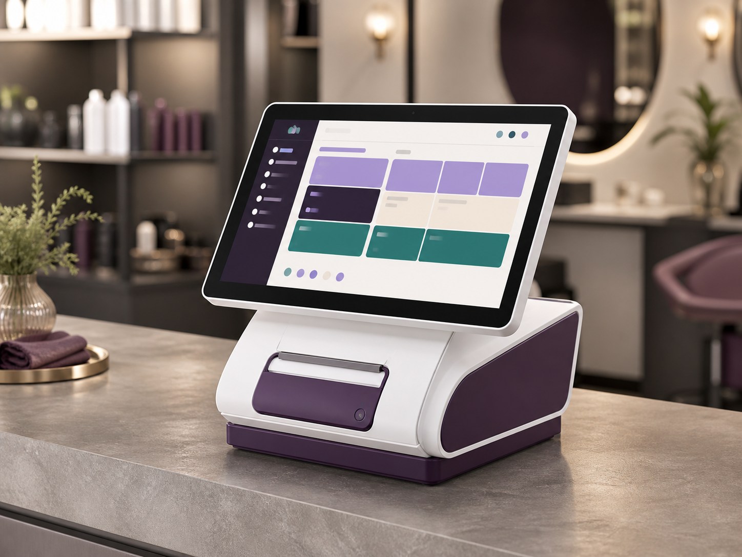 Terminal táctil de punto de venta compatible con Tifera Studio